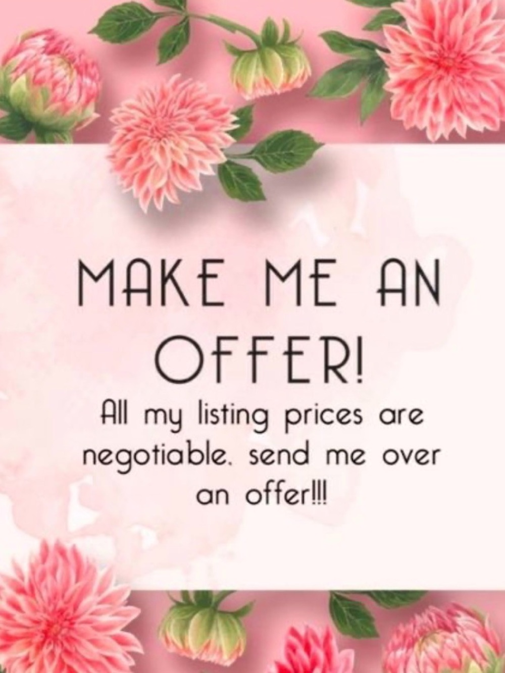 Send an offer, like the item, but not the price send a reasonable offer
